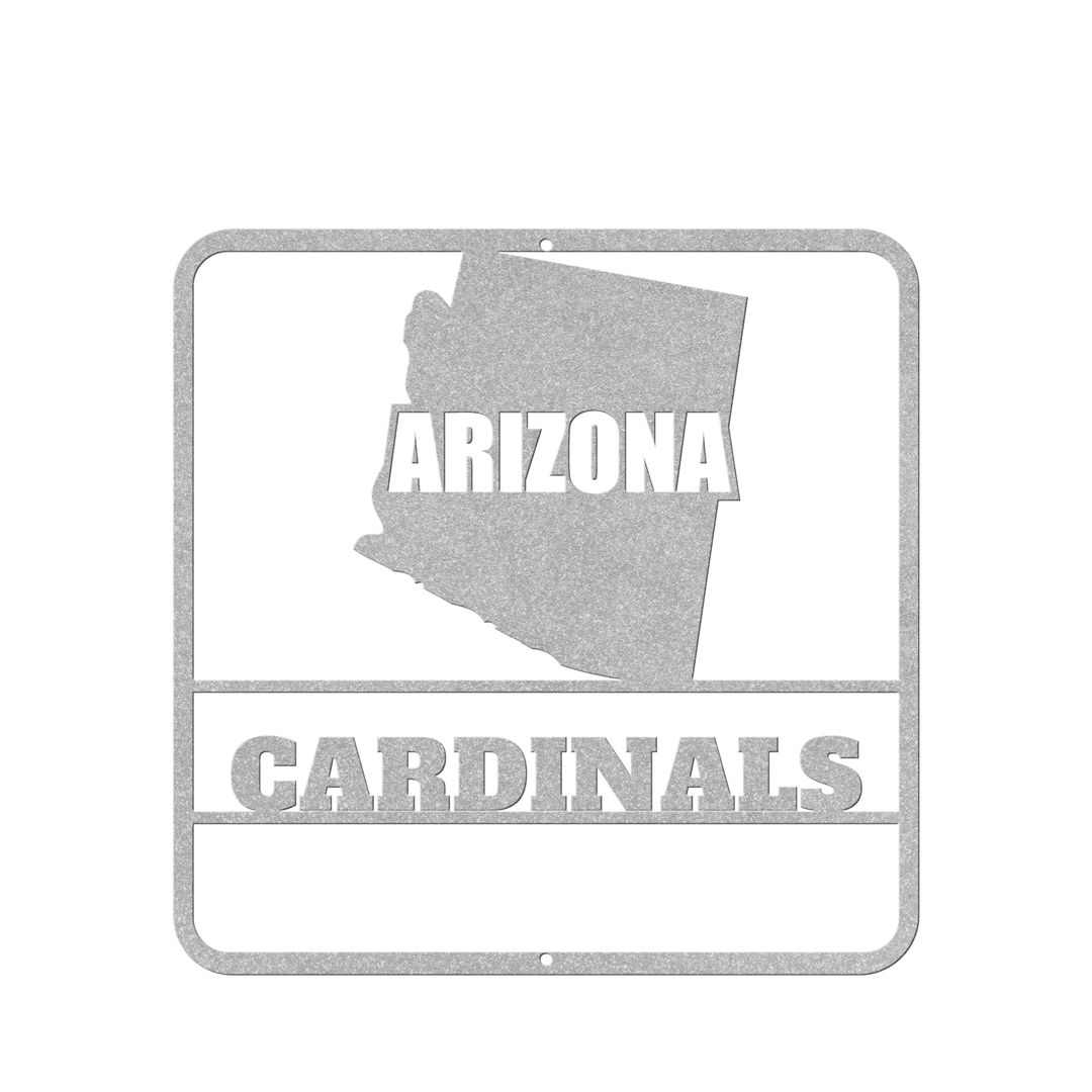 Custom Arizona Metal Wall Art - Indoor Outdoor Decor