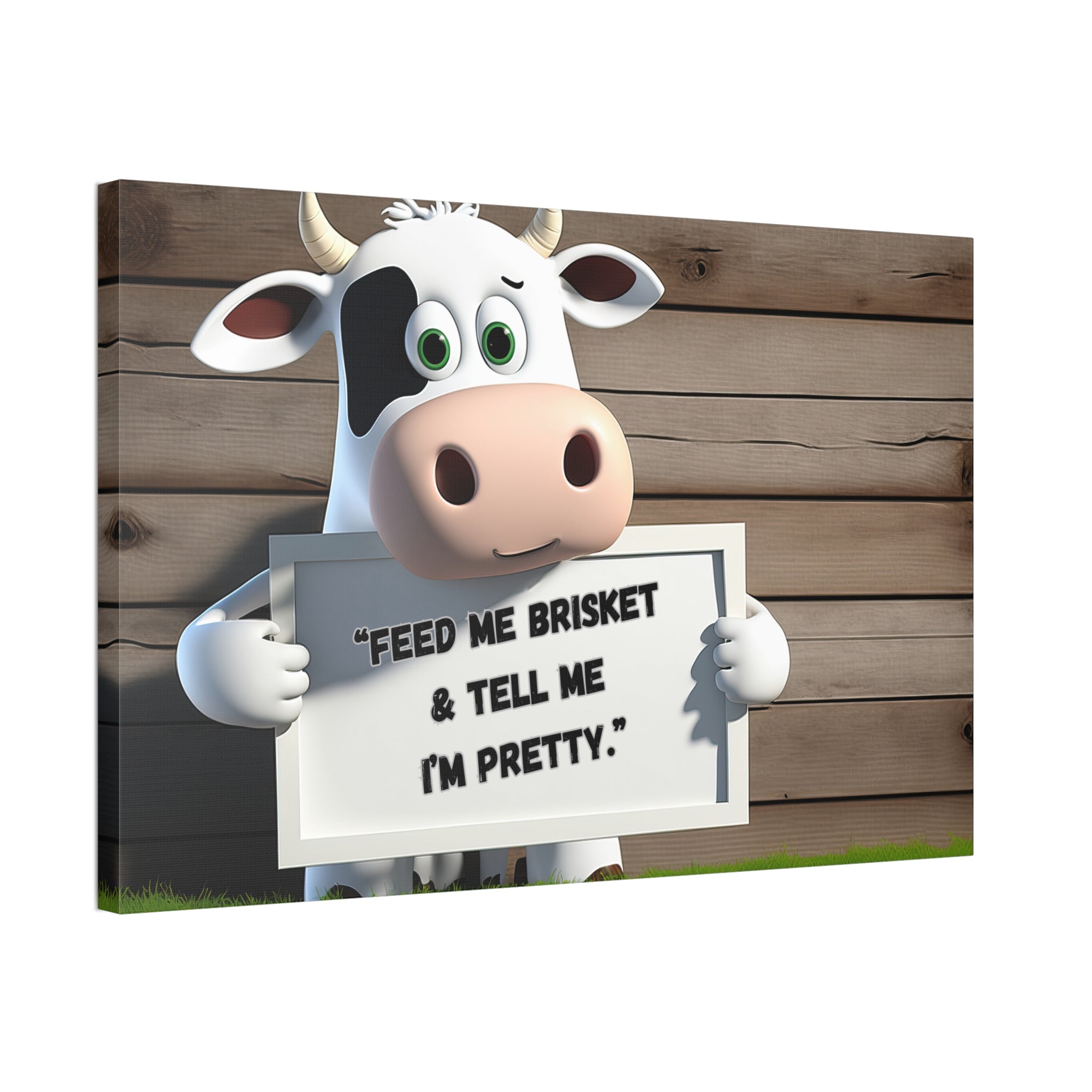humorous canvas art BBQ Humor - Tailored Wall Expressions