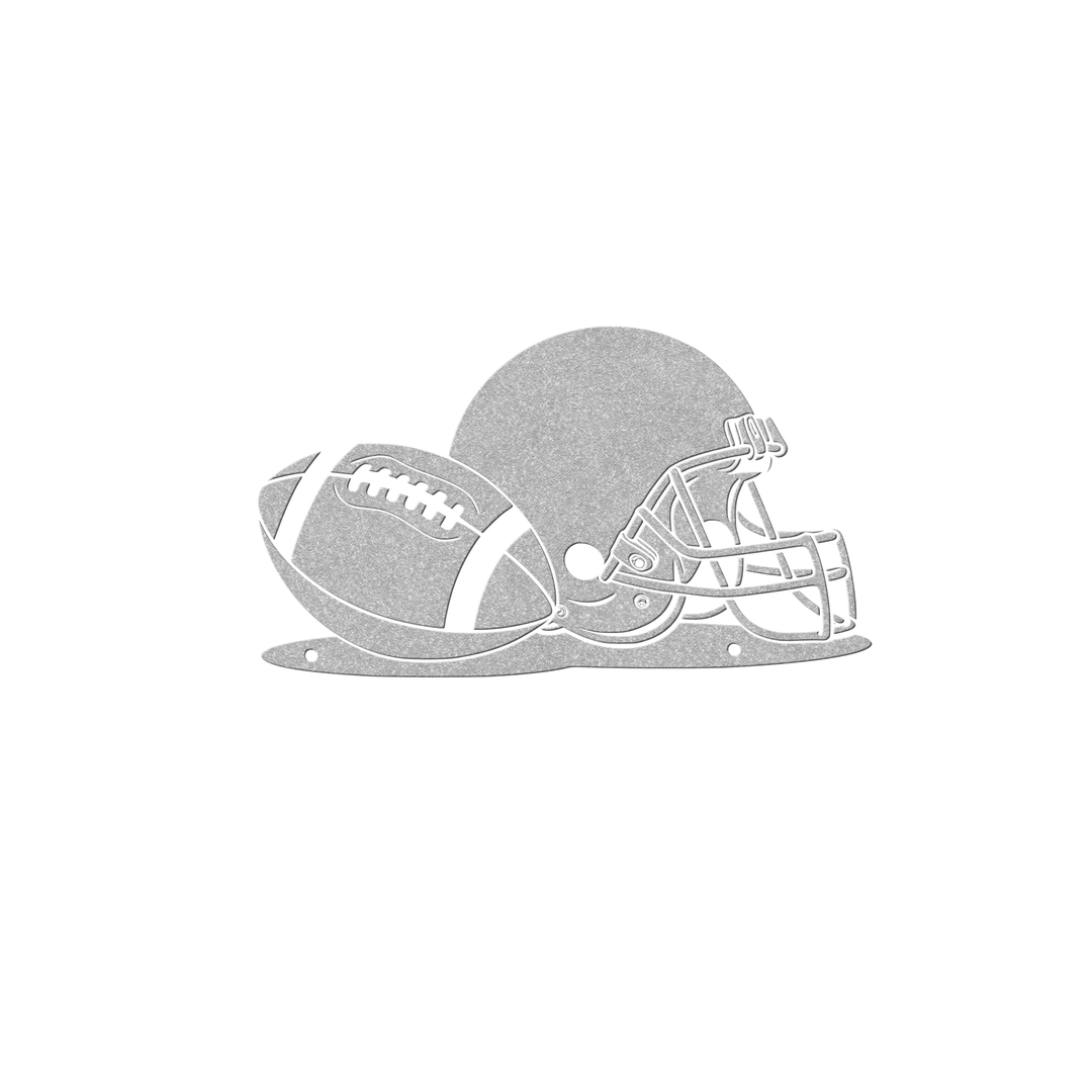 American football sports metal art