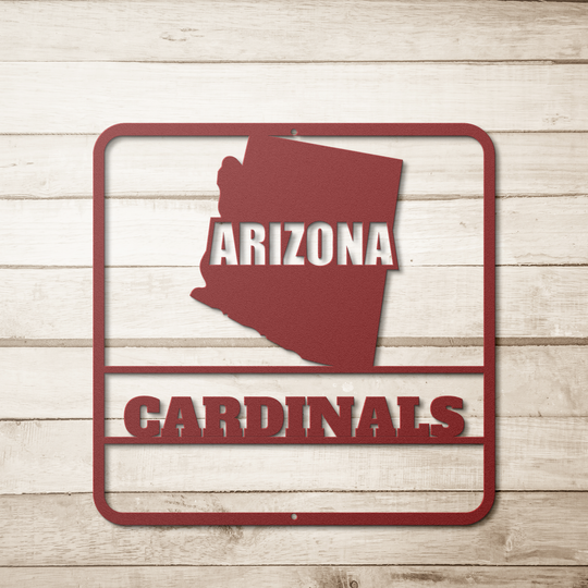 Custom Arizona Metal Wall Art - Indoor Outdoor Decor