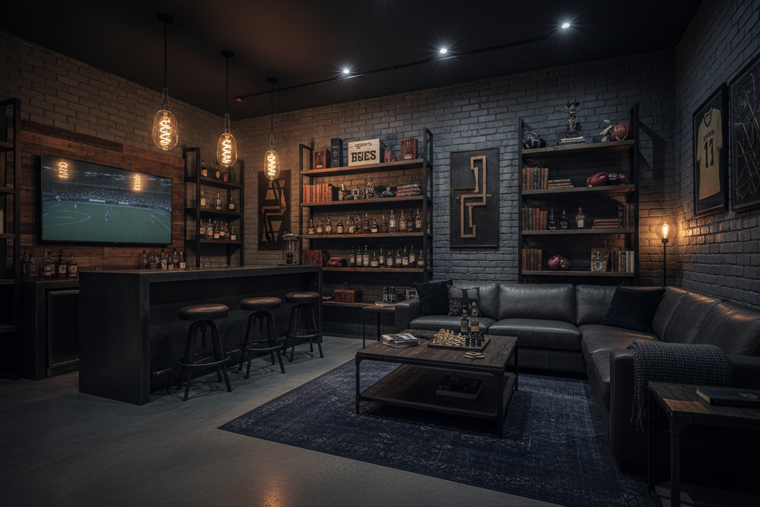 15 Man Cave Decor Ideas That Actually Look Badass (Metal Wall Art Edition)