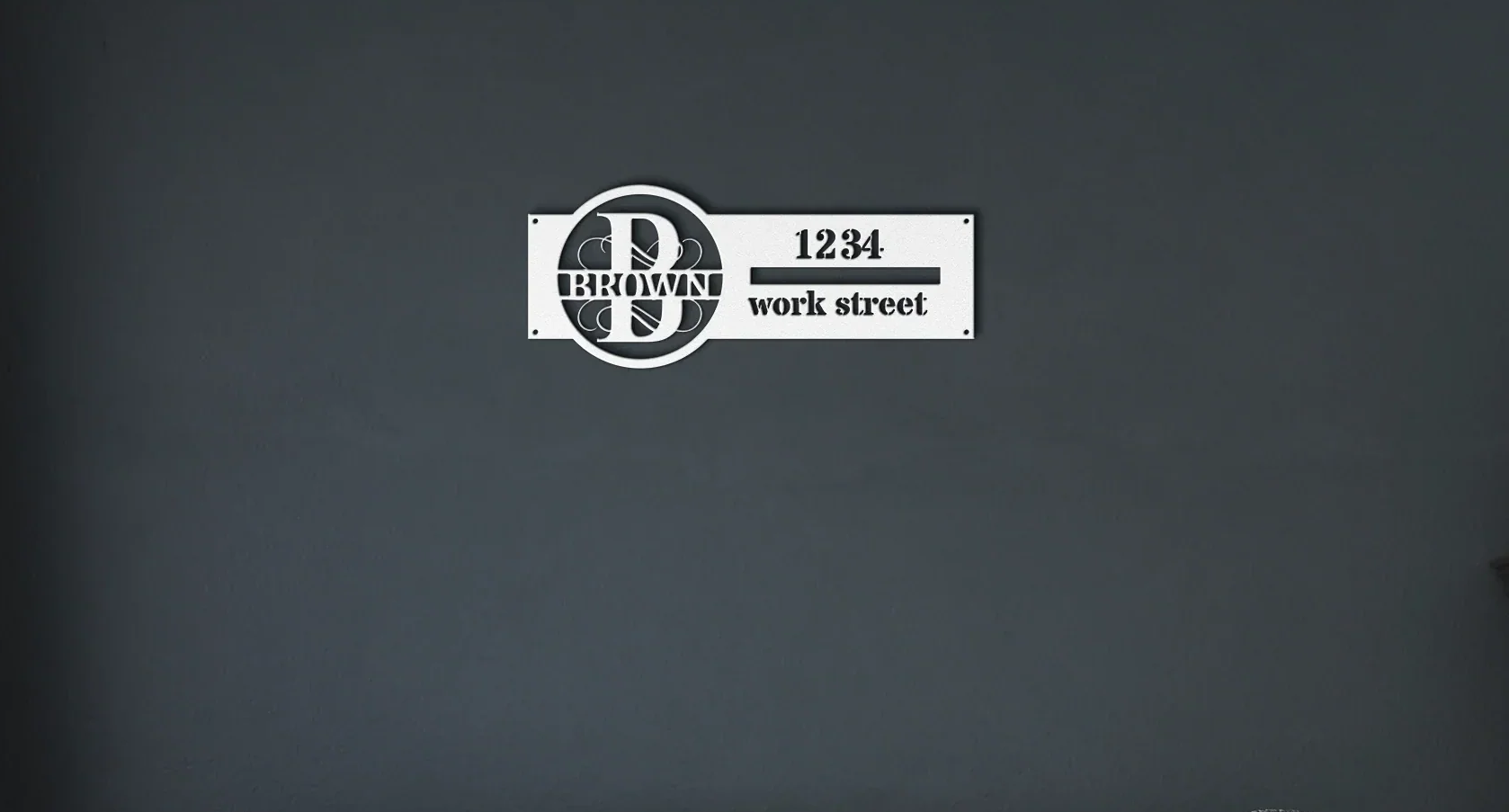 Address Sign