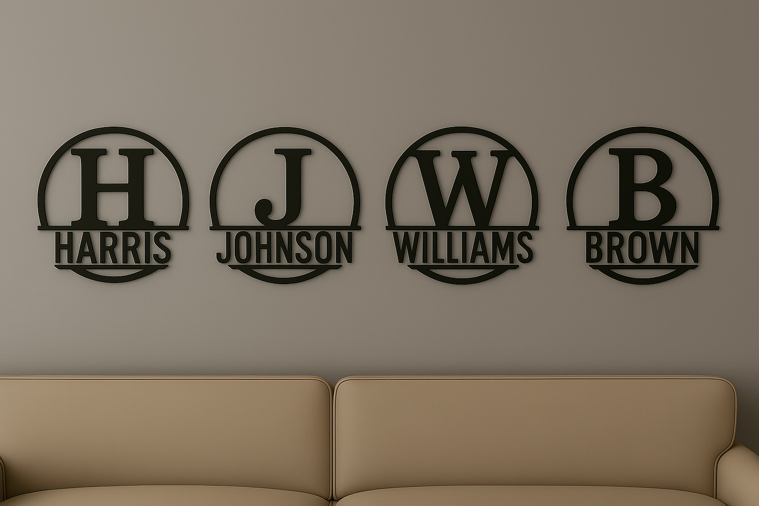 Personalized Laser Cut Metal Art
