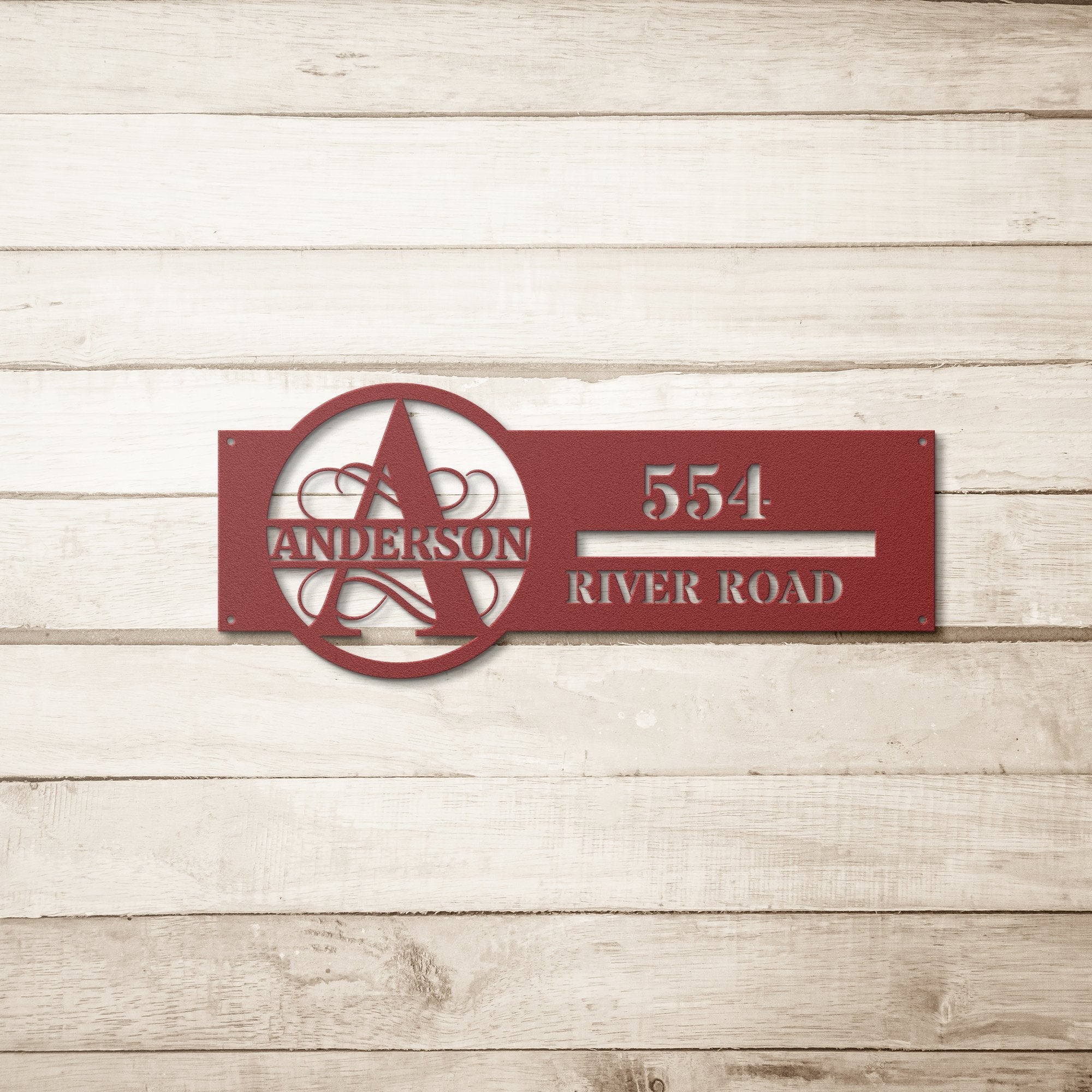 Personalized Address Sign - Tailored Wall Expressions