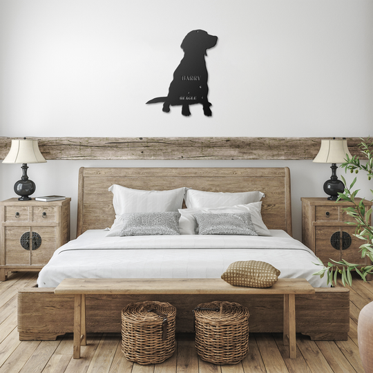 Personalized Beagle Metal Sign - Custom Outdoor Home Decor