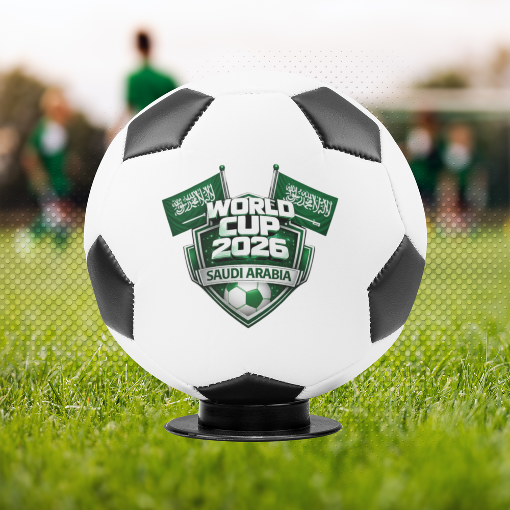 World Cup 2026 Saudi Arabia Mini Soccer Ball Keepsake