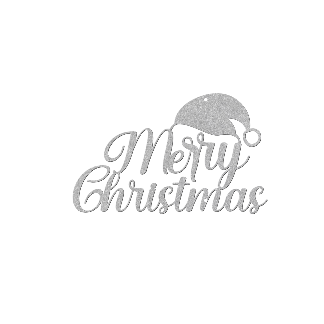 Die-Cut Metal Sign Christmas Decor - Indoor Outdoor