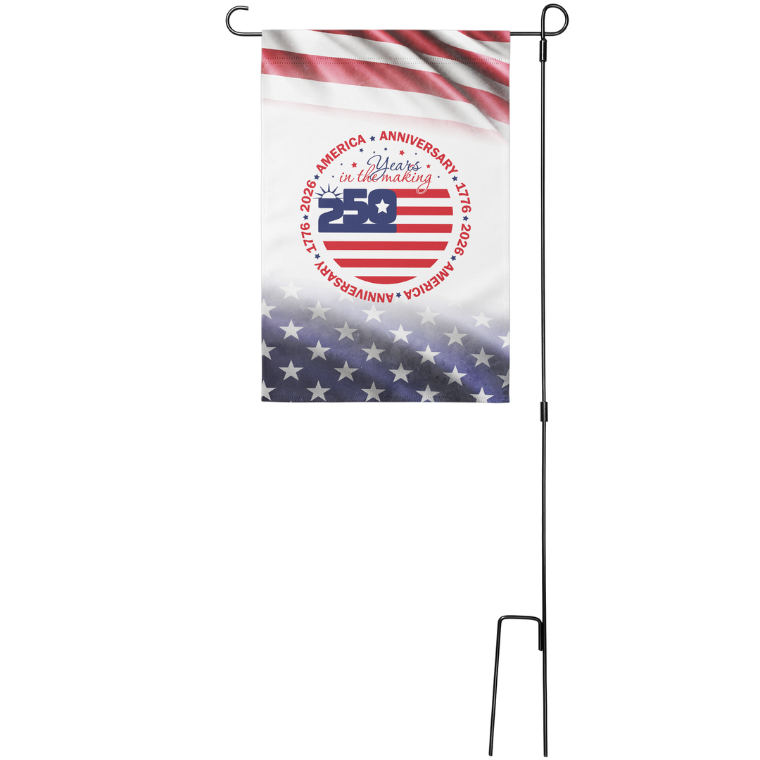 Patriotic Garden Flag - 250th Anniversary American Decor