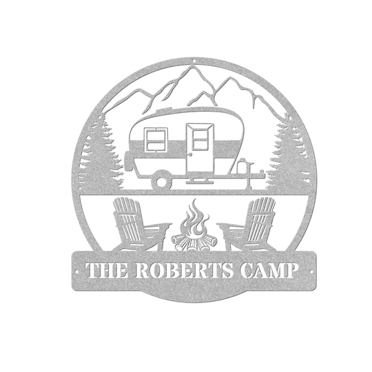 Custom RV Metal Sign - Personalized Camper Decor