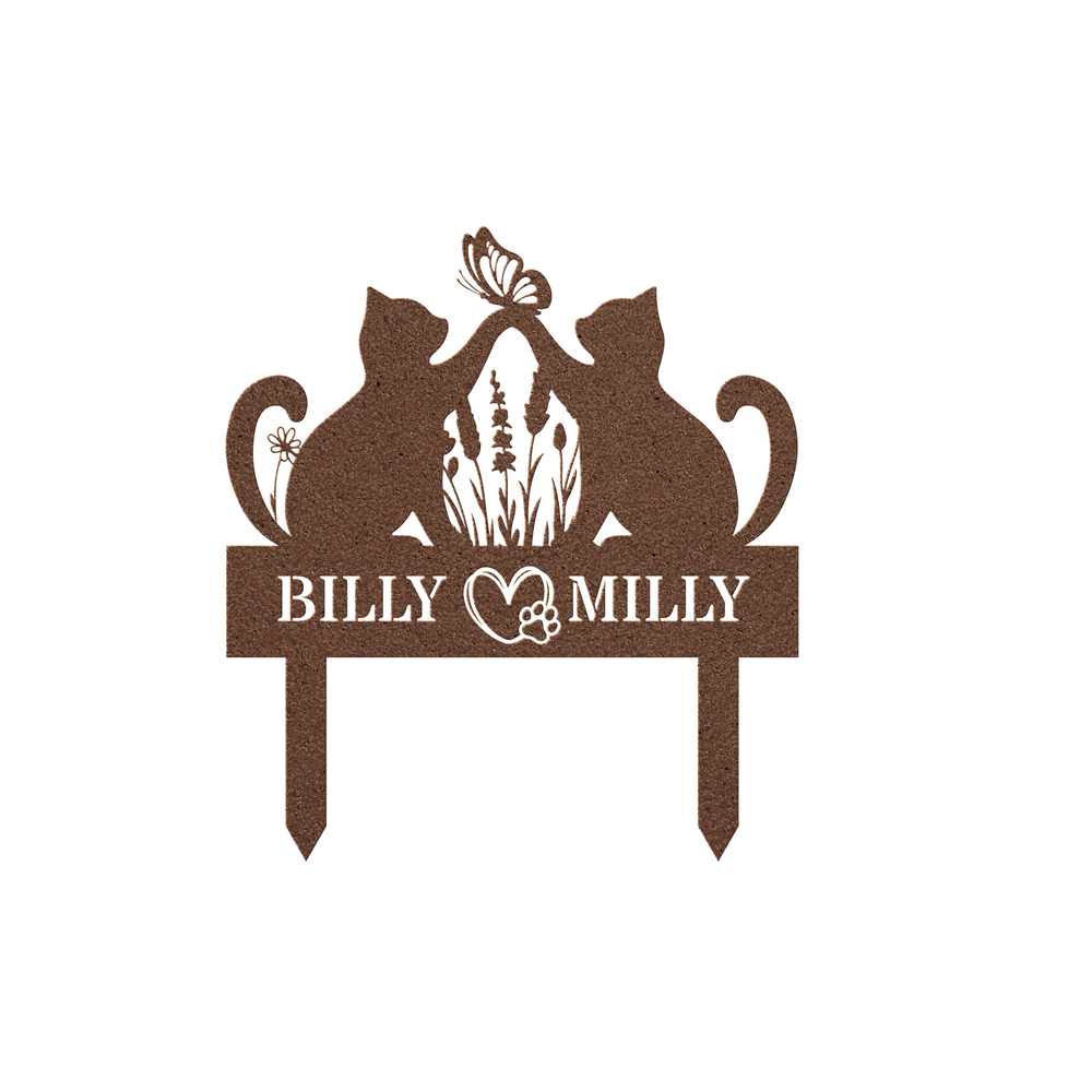 personalized pet memorial garden stake