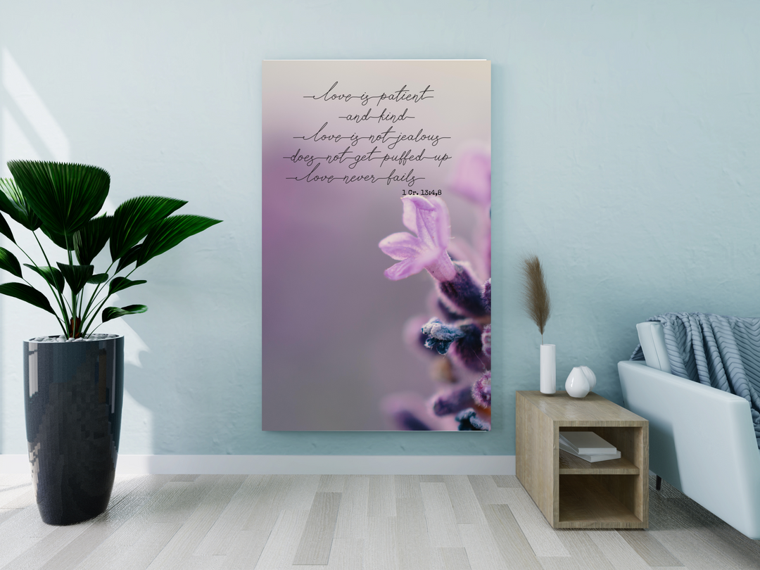 Floral Canvas Art - Inspirational Home Decor Gift