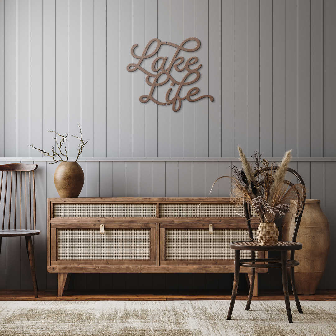 Lake Life Metal Sign - Custom Outdoor Wall Art
