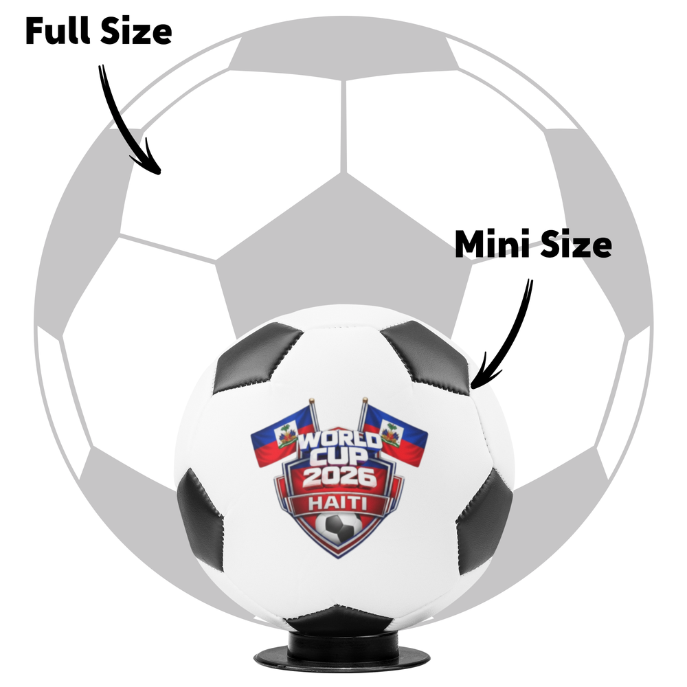 Mini Soccer Ball World Cup 2026 Haiti Collectible