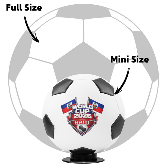 Mini Soccer Ball World Cup 2026 Haiti Collectible