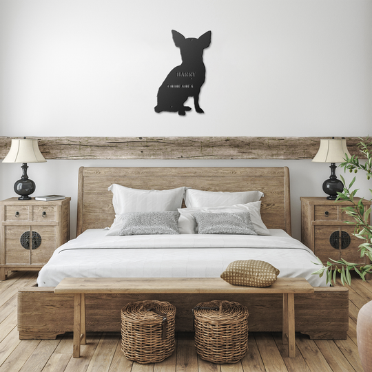 Chihuahua Metal Sign - Personalized Dog Wall Art