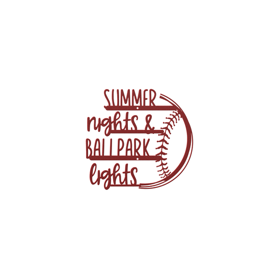 Baseball Metal Wall Art - Sporty Outdoor Decor Gift