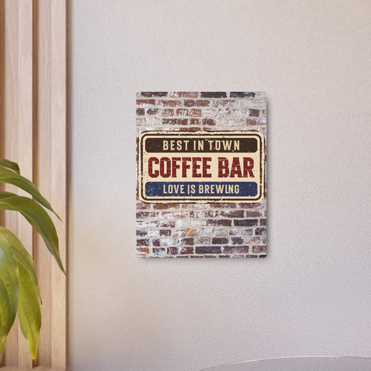 Metal Art Sign coffee bar sign