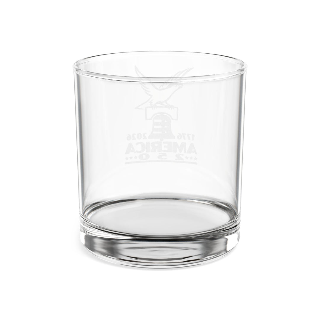 America's 250 Engraved Whiskey Glass — 10.5 oz Commemorative