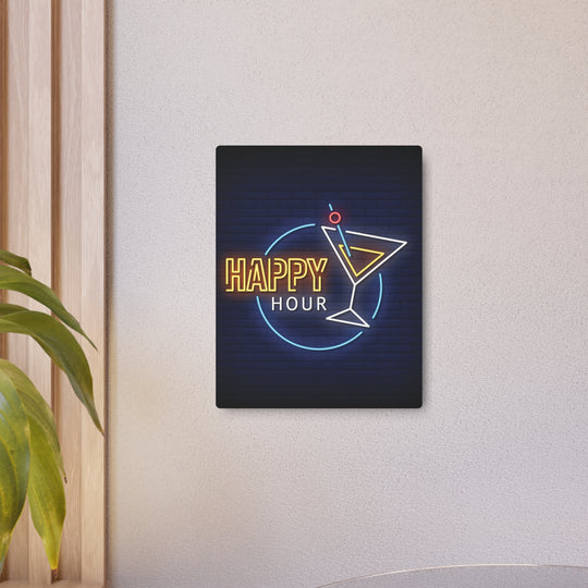 Metal Art Sign happy hour