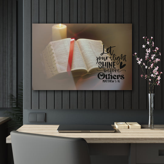 Acrylic Prints  featuring a Bible verse