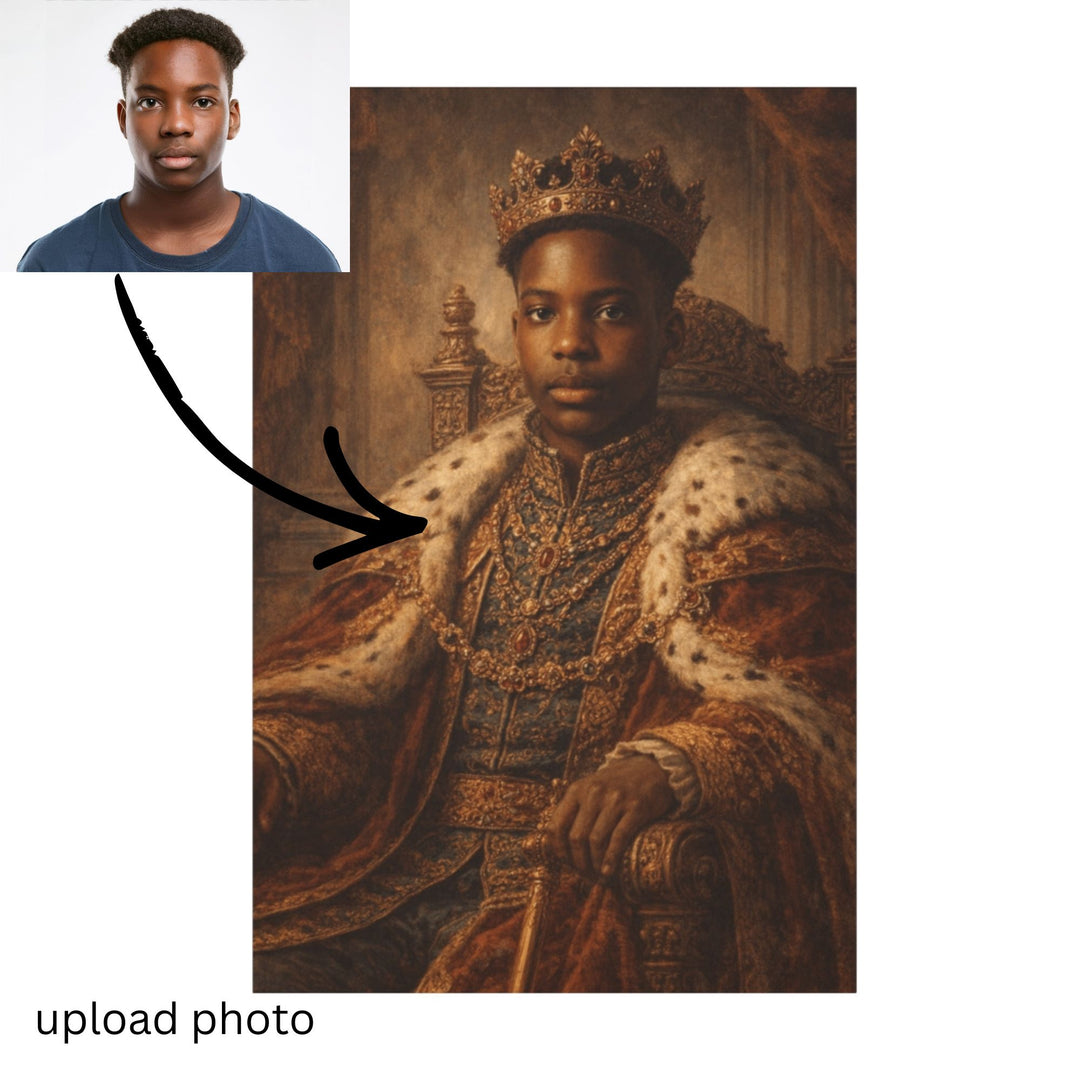 Renaissance Regal Portrait Canvas - Noble Decor