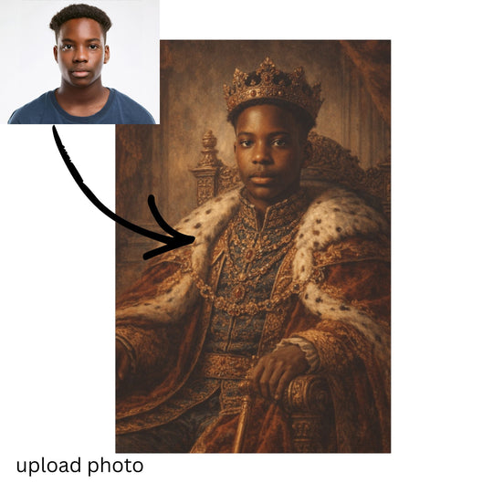 Renaissance Regal Portrait Canvas - Noble Decor