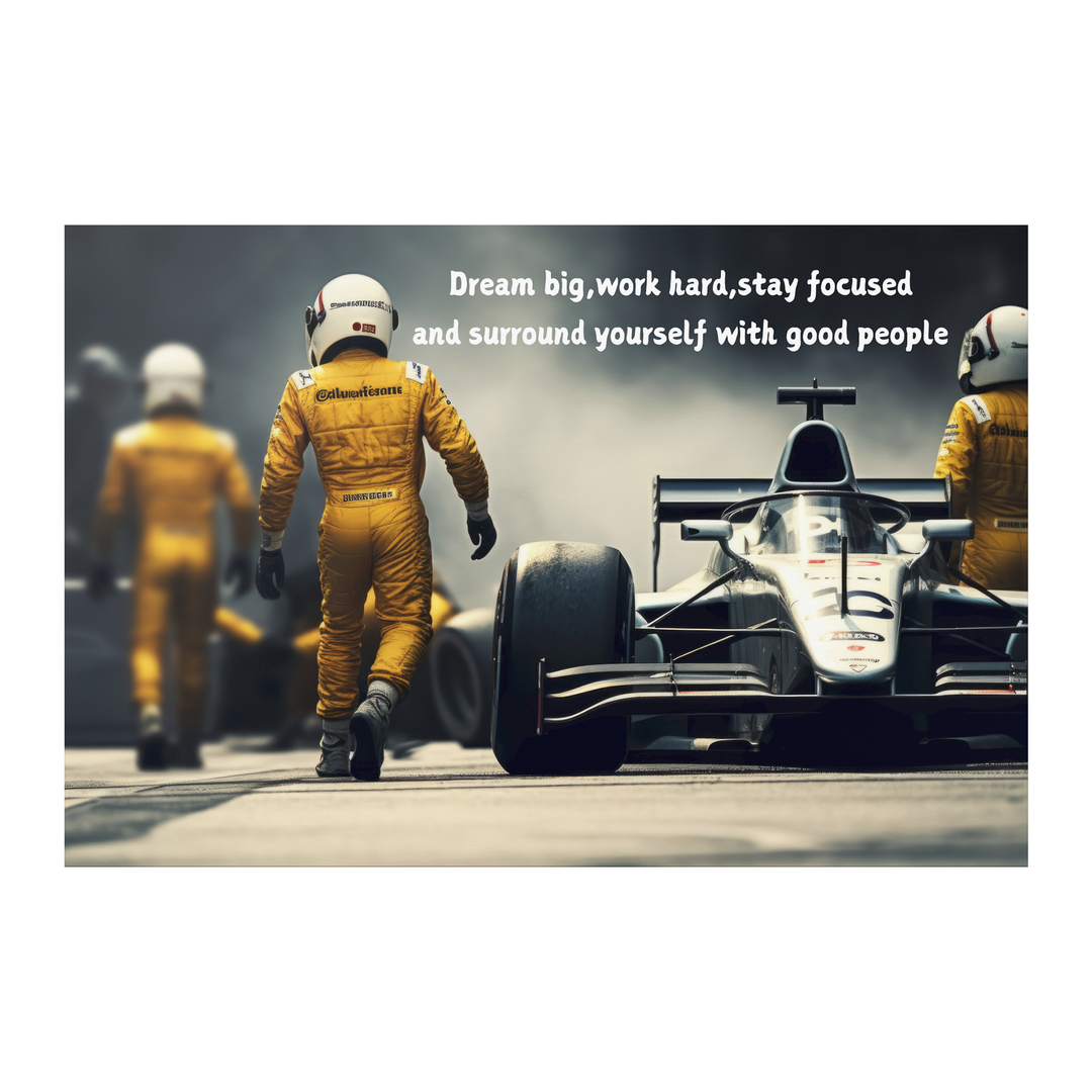 Poster: 36x24 motovational,formula one Wall Art AnywherePOD