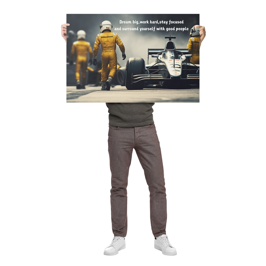 Poster: 36x24 motovational,formula one Wall Art AnywherePOD