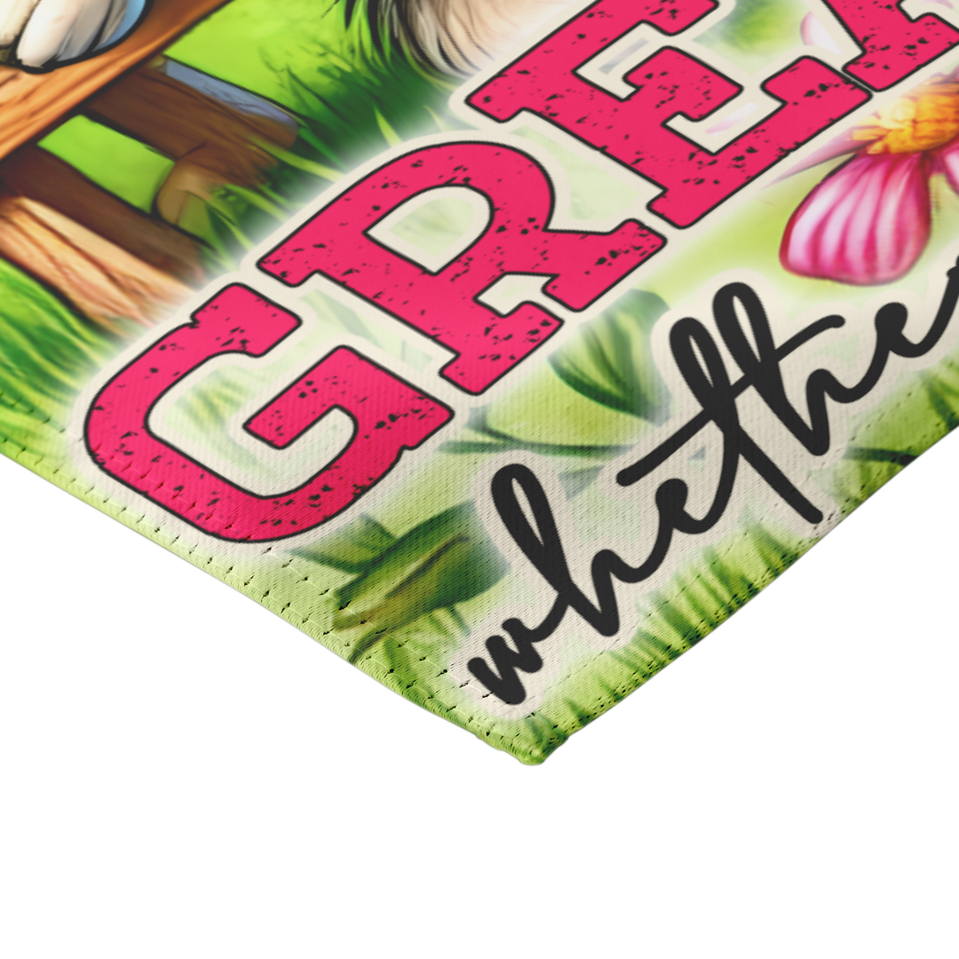 Funny Dog Garden Flag with Music Theme, Gift for Pet Lovers