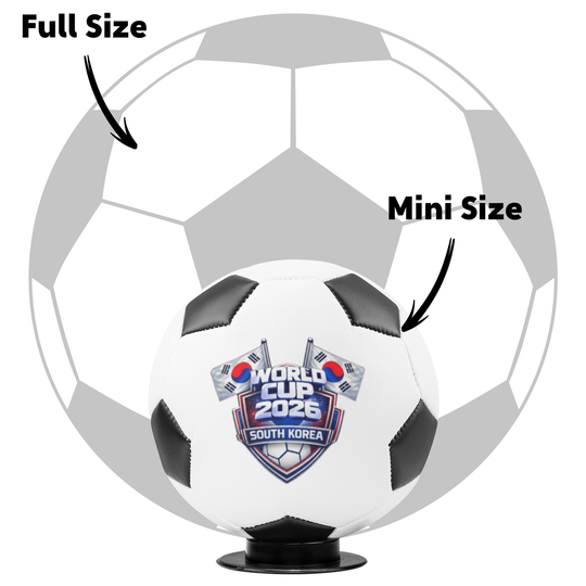 World Cup 2026 Mini Soccer Ball - South Korea Fan Keepsake