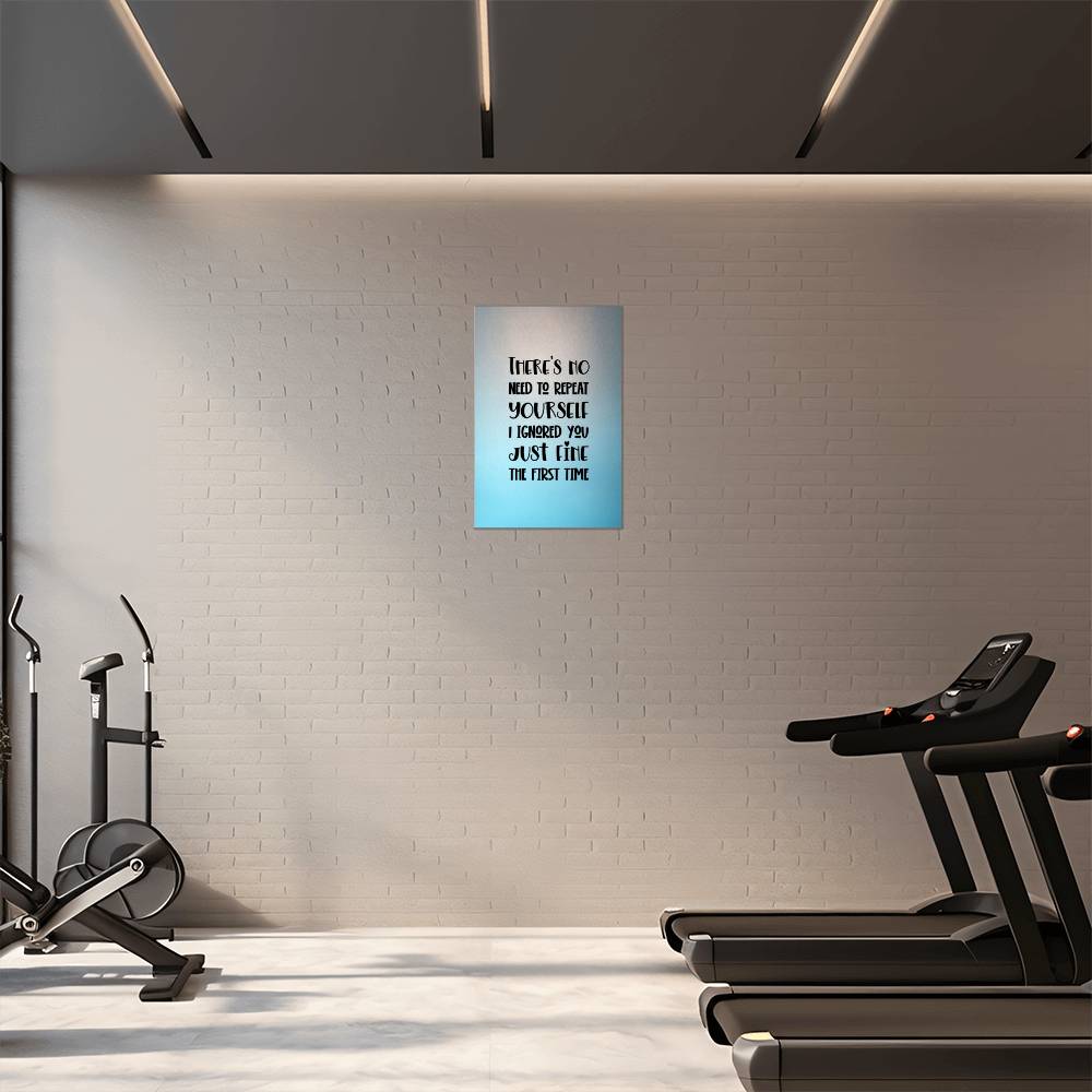 High Gloss Metal Art Print - Custom Aluminum Decor Humorous