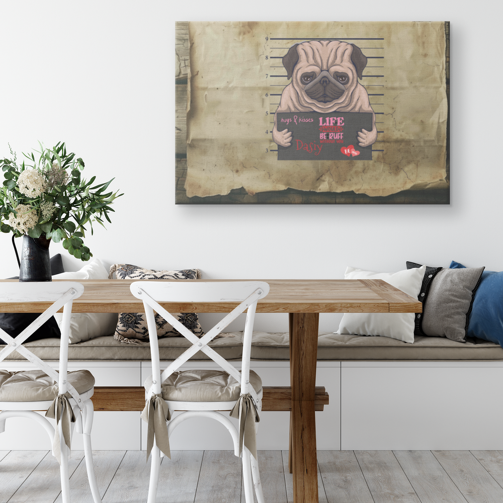 Valentine wanted poster,pet,best friends holiday valentine wall art dog love decor