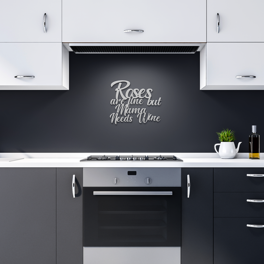 Elegant Metal Wall Art for Mama - Kitchen Decor