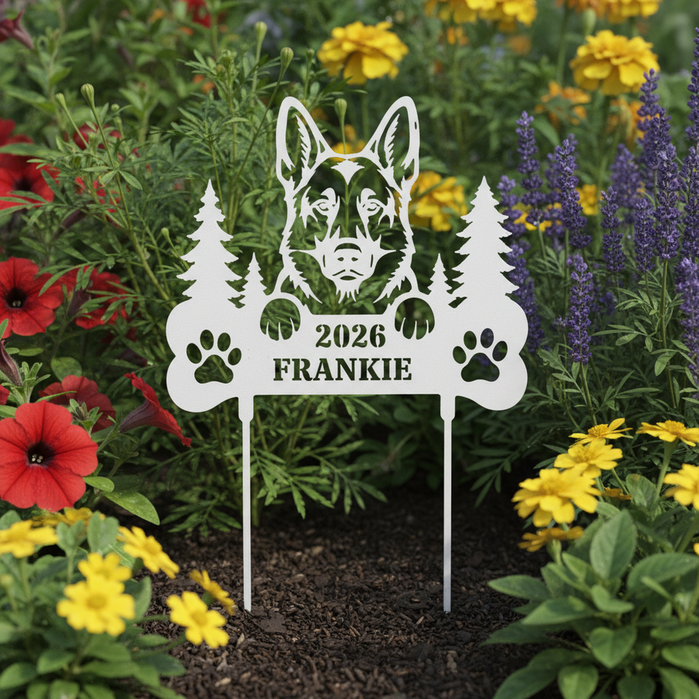 Memorial Garden Stake /Personalized German Sheppard