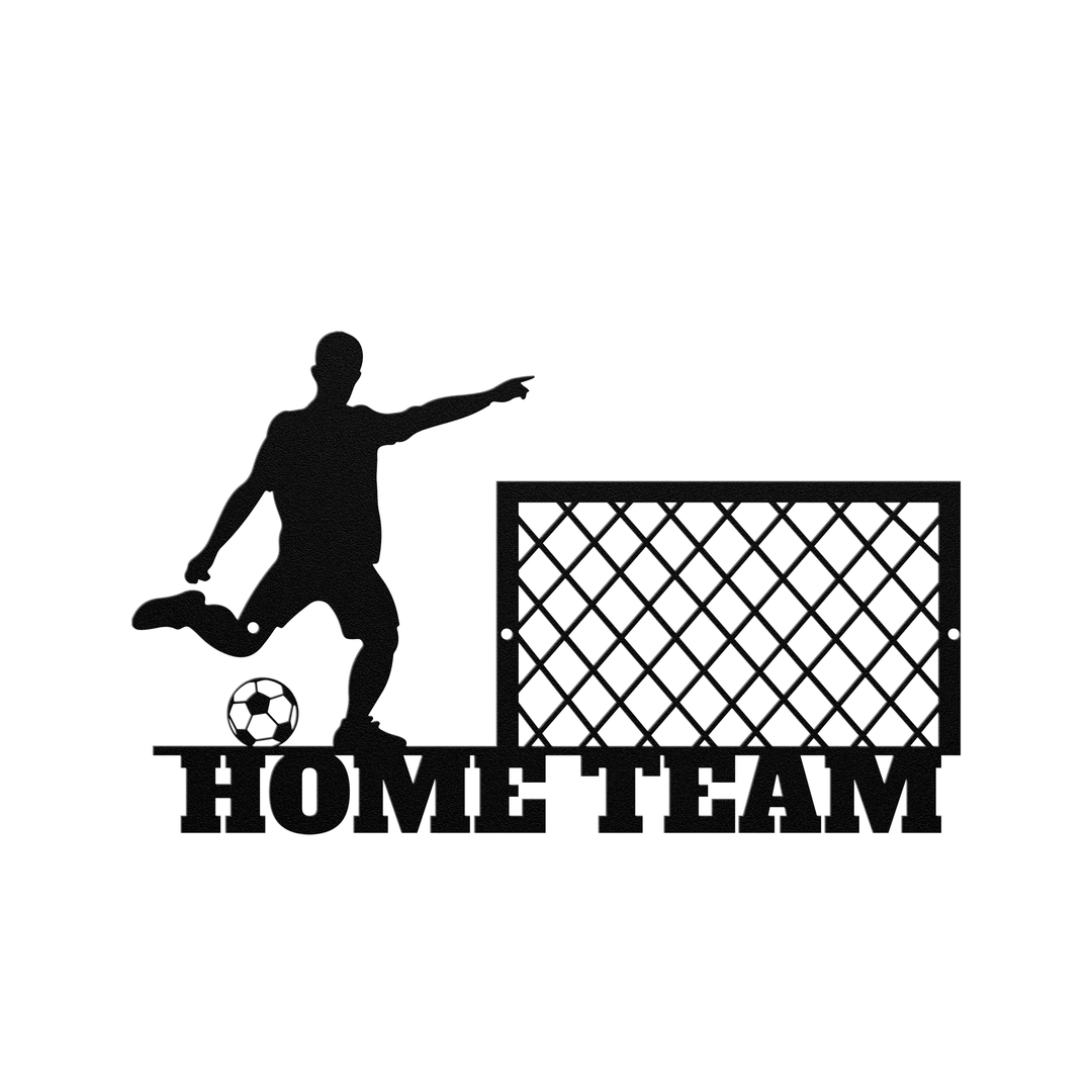 Metal Signs personalized soccer player Wall Art AnywherePOD Black 36 Inch