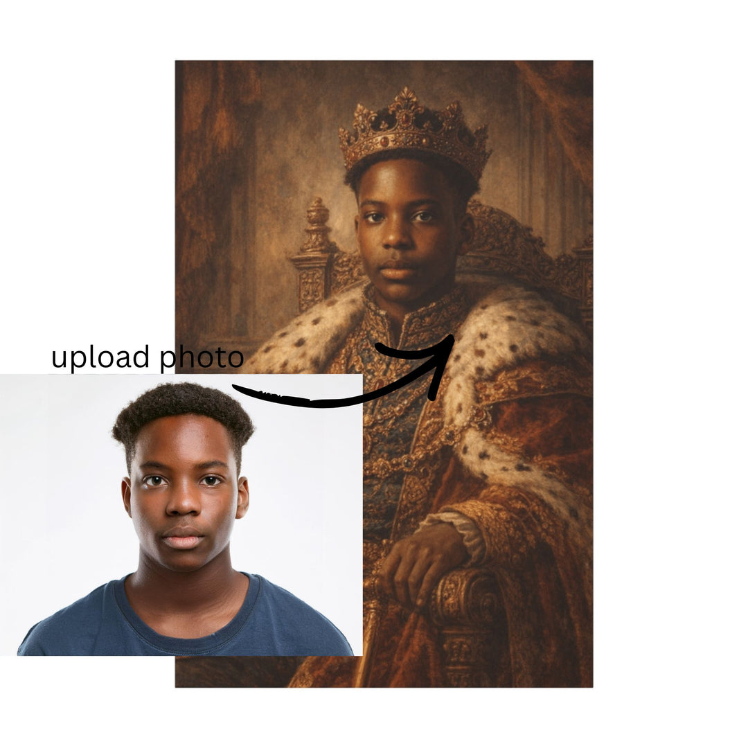 Renaissance Regal Portrait Canvas - Noble Decor