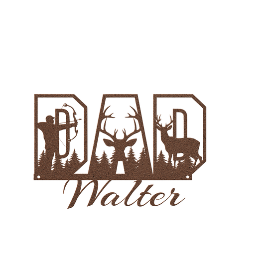 Custom Metal Wall Art for Dad - Personalized Gift