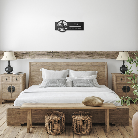 A Personalized Metal Address Sign for Home - Custom Decor