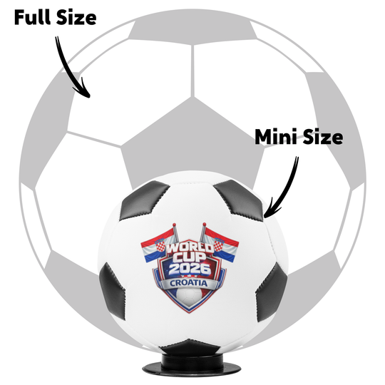 Mini Soccer Ball Keepsake - World Cup 2026 Croatia Gift