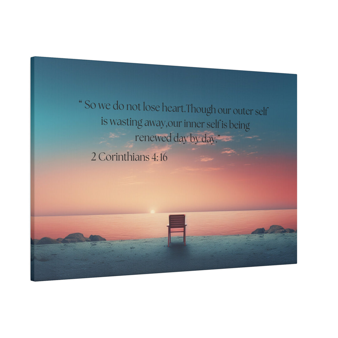 Matte Canvas, Stretched, 0.75" Faith & Inspiration