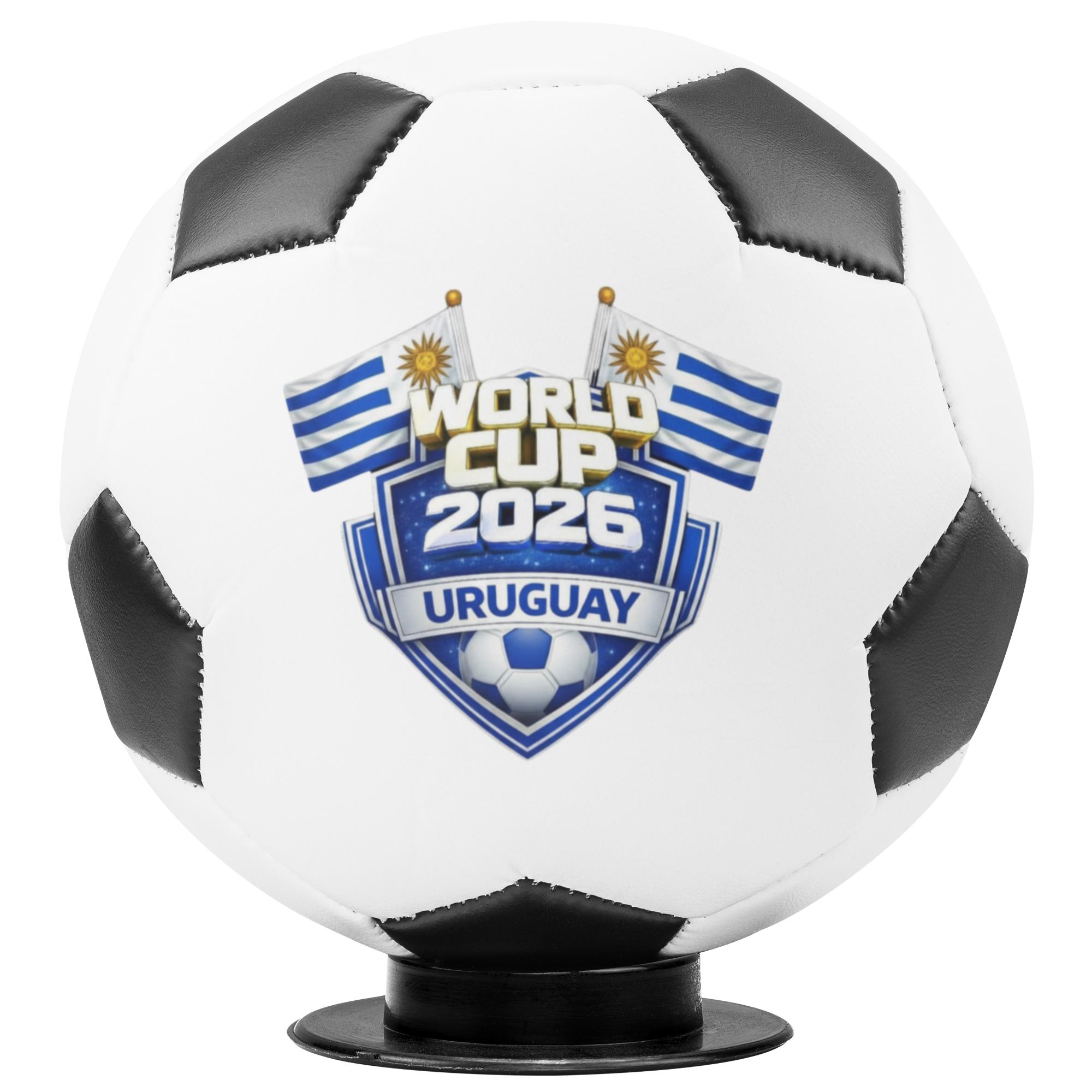 Uruguay Mini Soccer Ball Keepsake for World Cup Fans - Tailored Wall Expressions