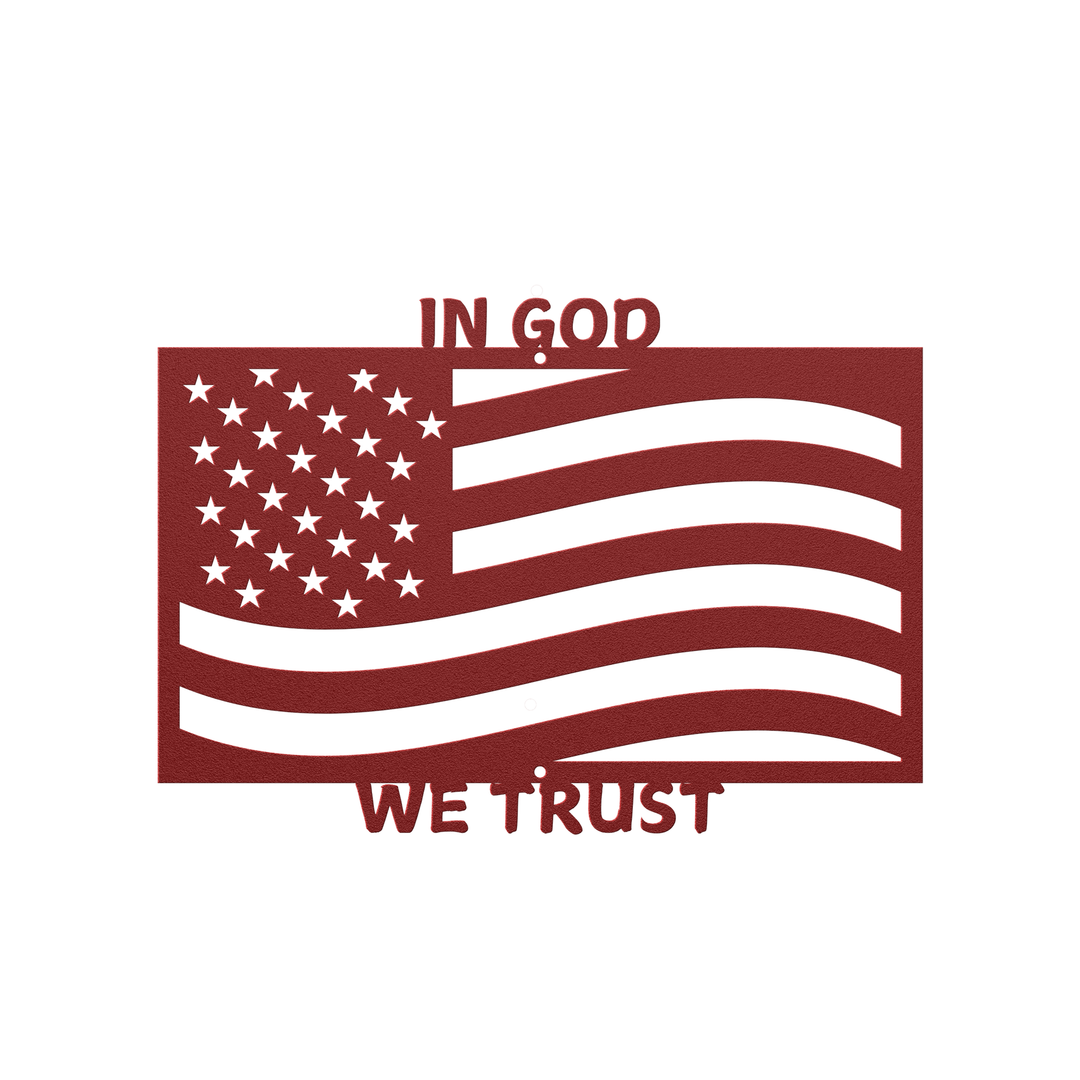 American Flag Metal Signs Wall Art AnywherePOD