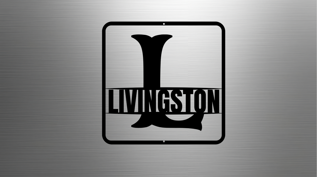 split monogram L PERSAONALIZED