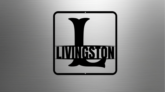 split monogram L PERSAONALIZED