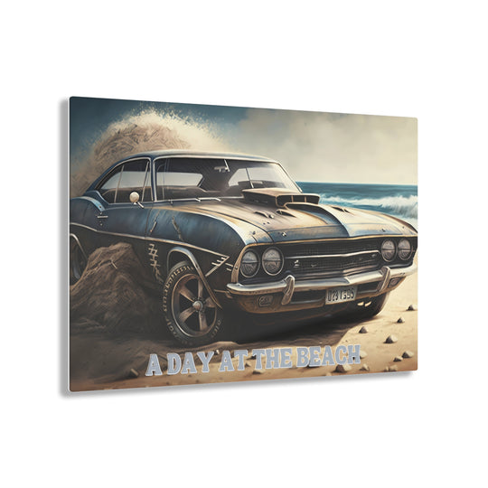 Acrylic Prints featuring a muscle car