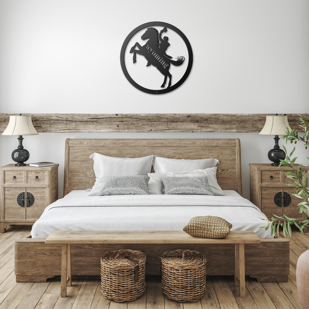 Die-Cut Metal Signs personalized rodeo horse image - Tailored Wall Expressions