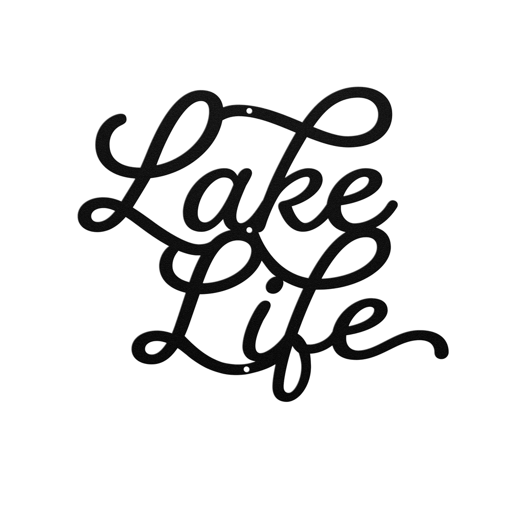 Lake Life Metal Sign - Custom Outdoor Wall Art