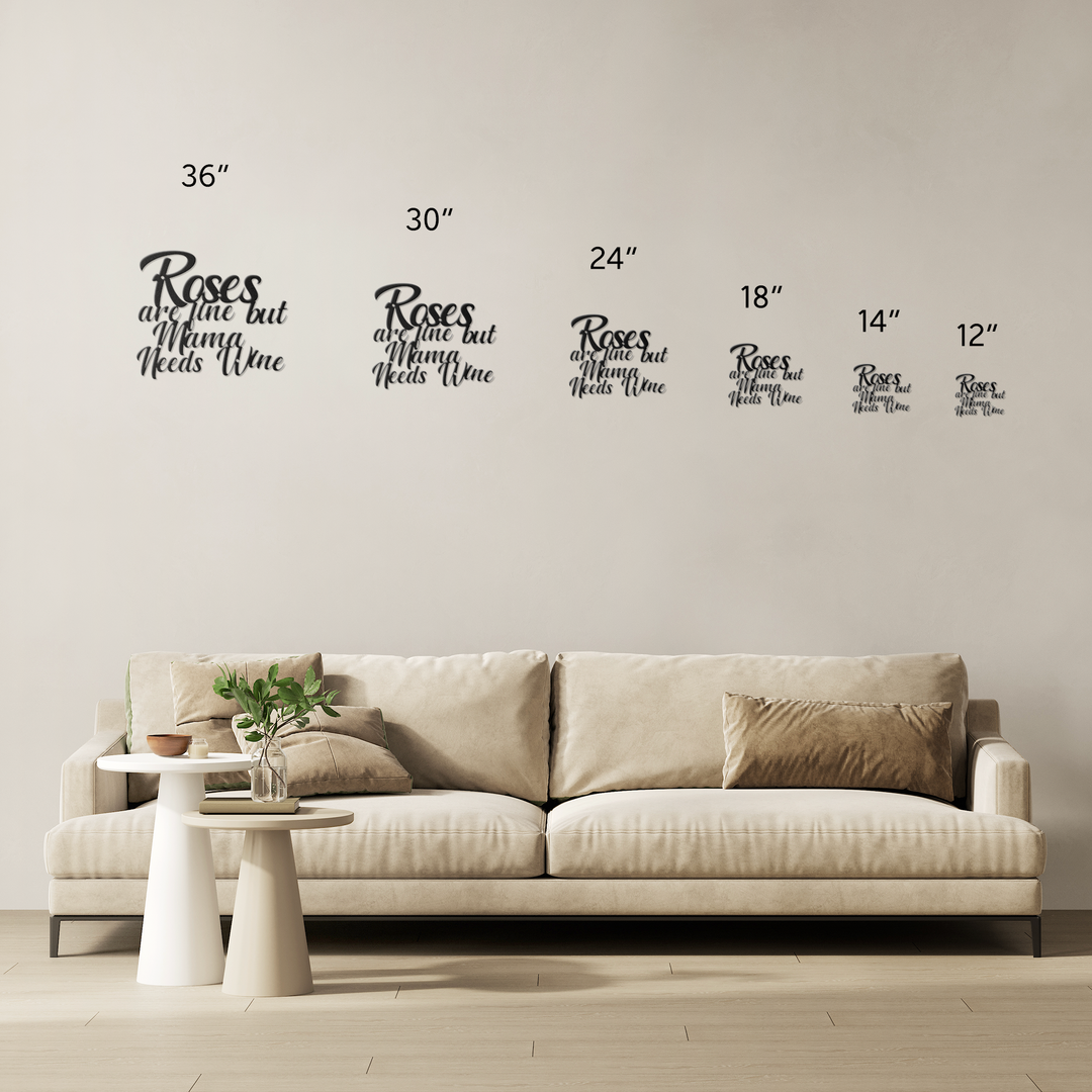 Elegant Metal Wall Art for Mama - Kitchen Decor