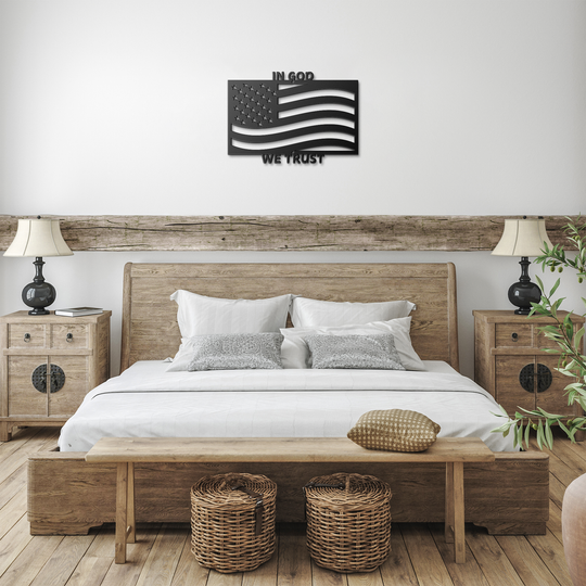 American Flag Metal Signs Wall Art AnywherePOD