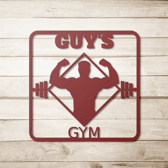 Fitness Metal Signs Gym sign, CUSTOM PERSONALIZED Wall Art AnywherePOD